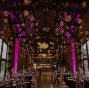 Christmas events at The Stratford Park Hotel, Stratford-upon-Avon, Warwickshire.